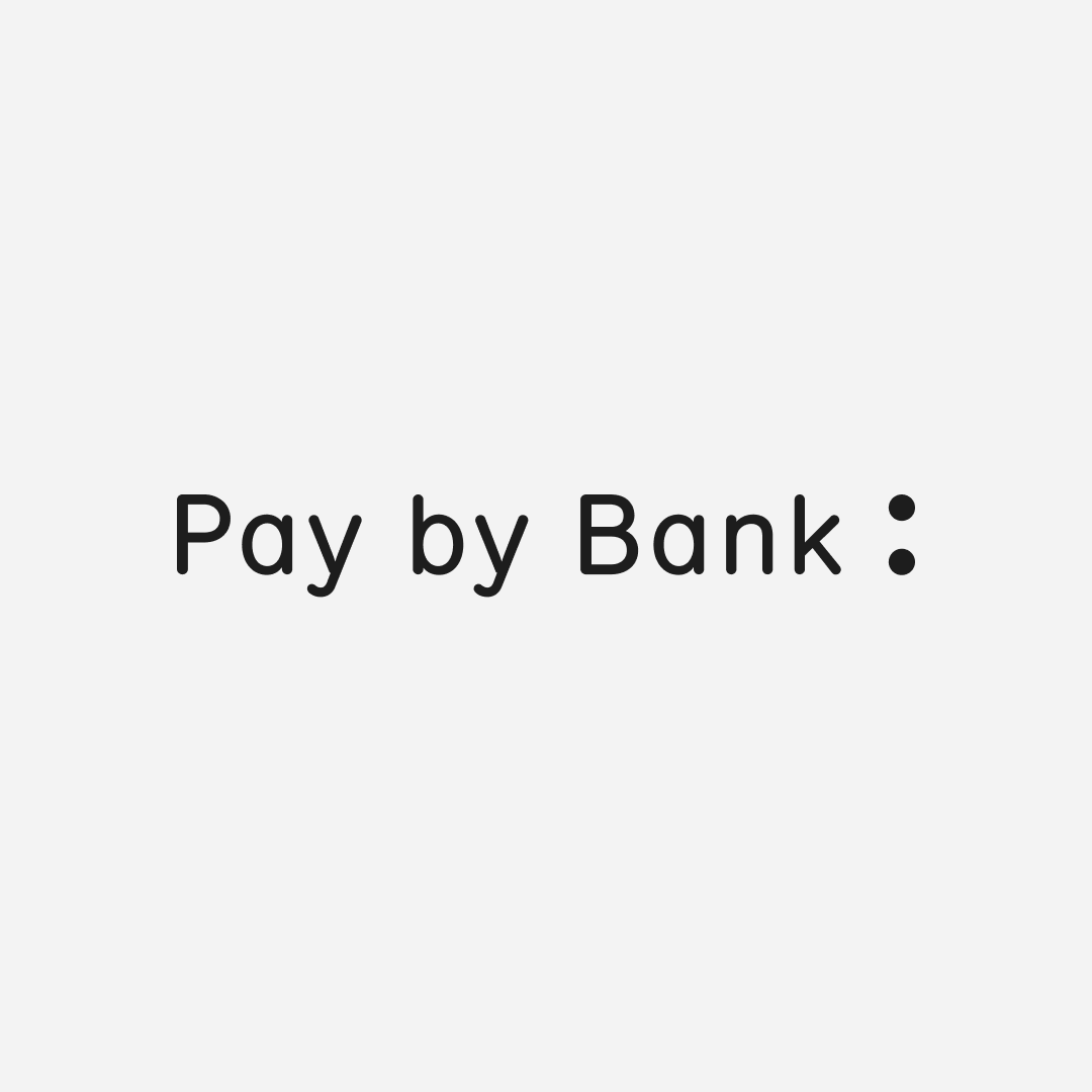 pay by bank wordmark black