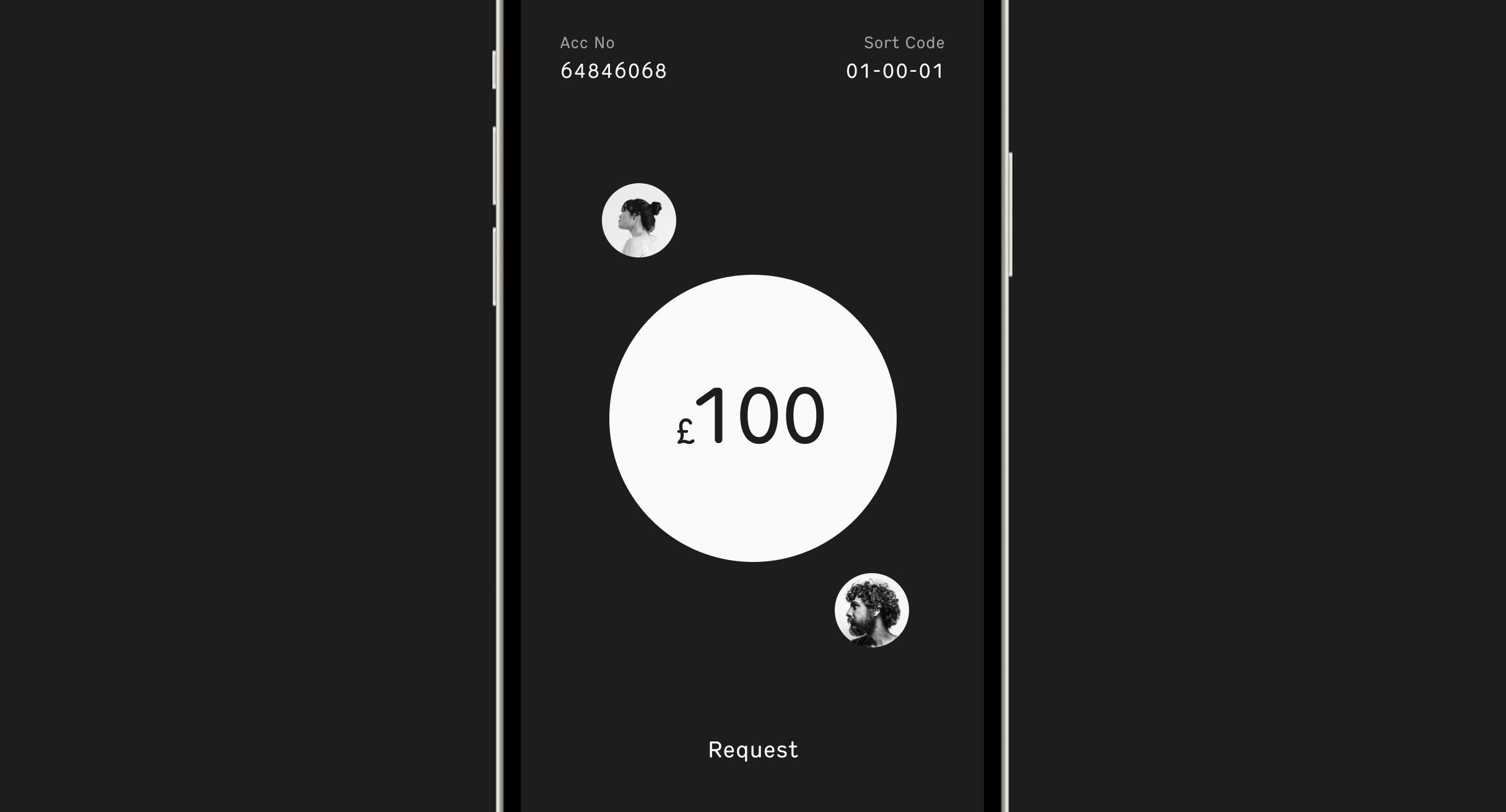 send and request money app concept